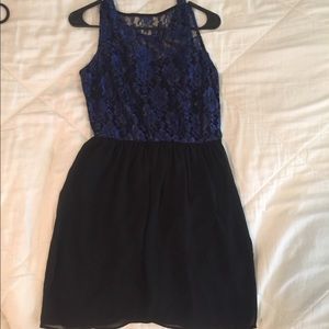 navy blue/black dress